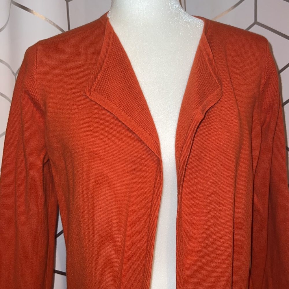J.Crew | Orange sweater blazer